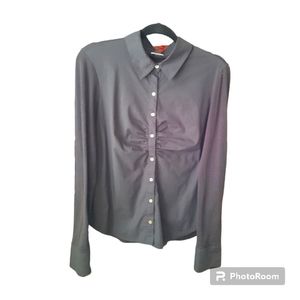 Elegant black long sleeves shirt